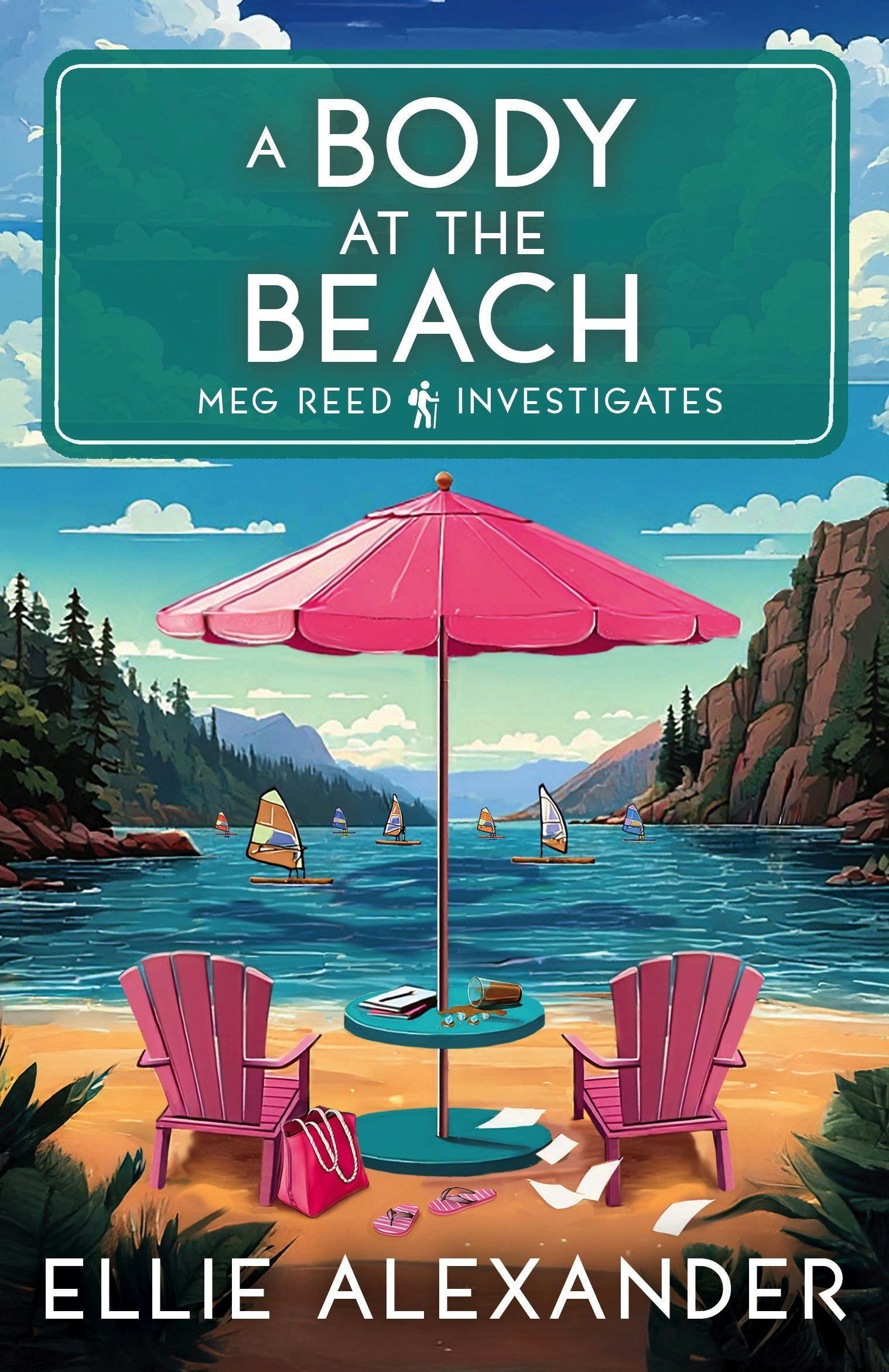 Book cover image for A Body at the Beach ISBN: 9781837001521